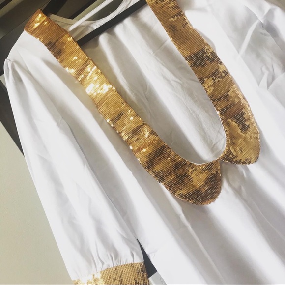 Beautiful backless white party dress - Picture 3 of 6